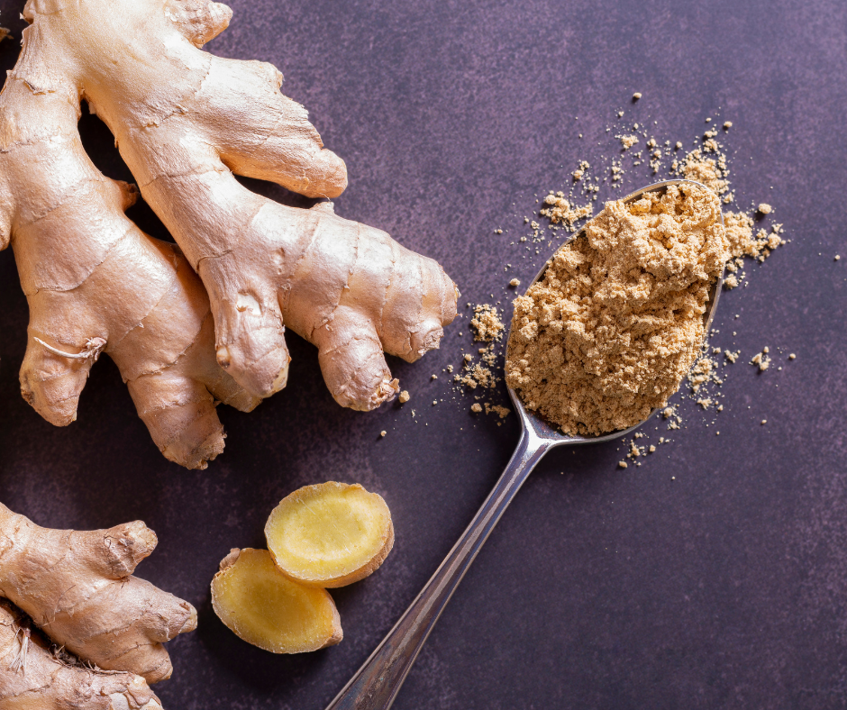 Herbs for sore muscles Ginger